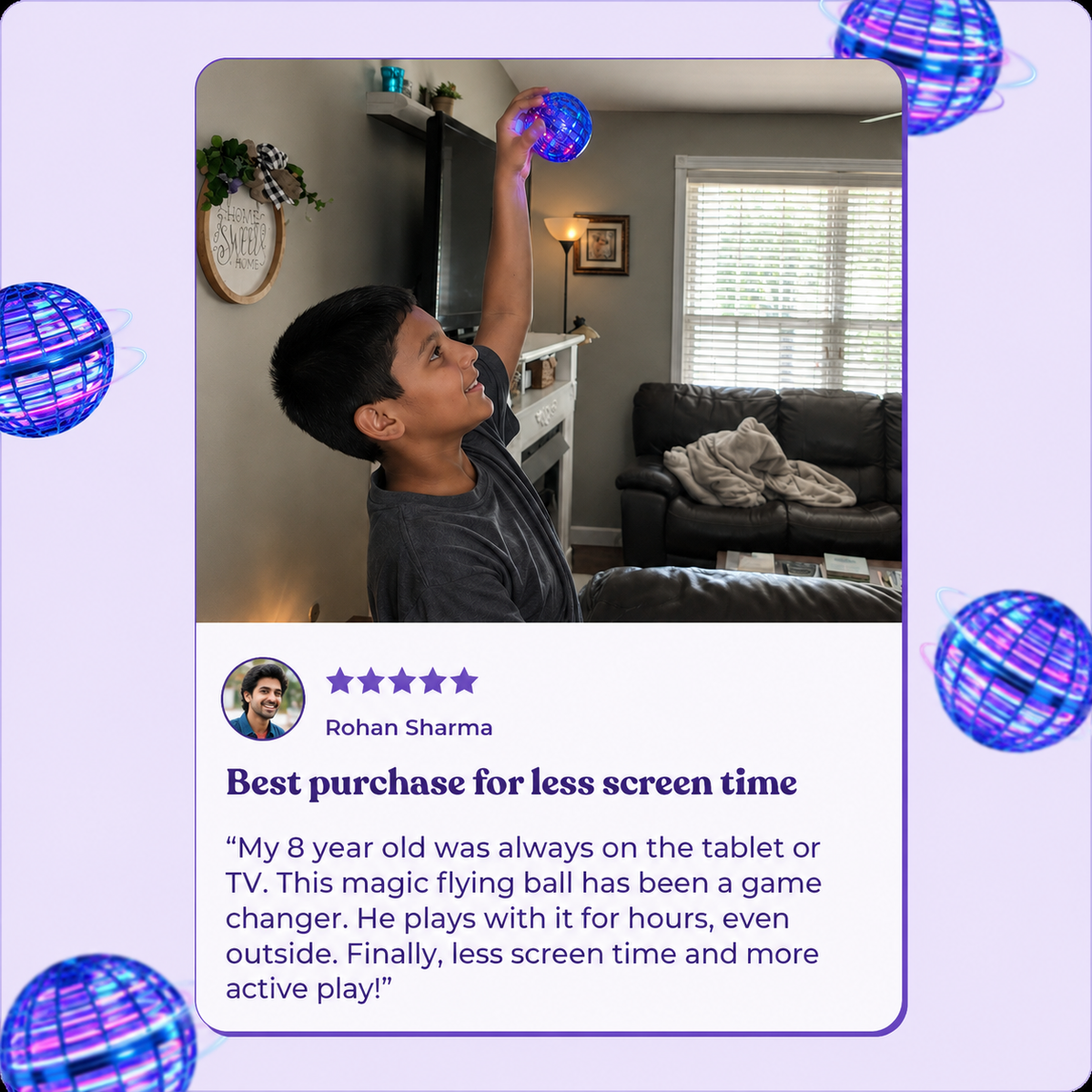 GlowOrb | The Flying Light Ball Kids Can't Put Down