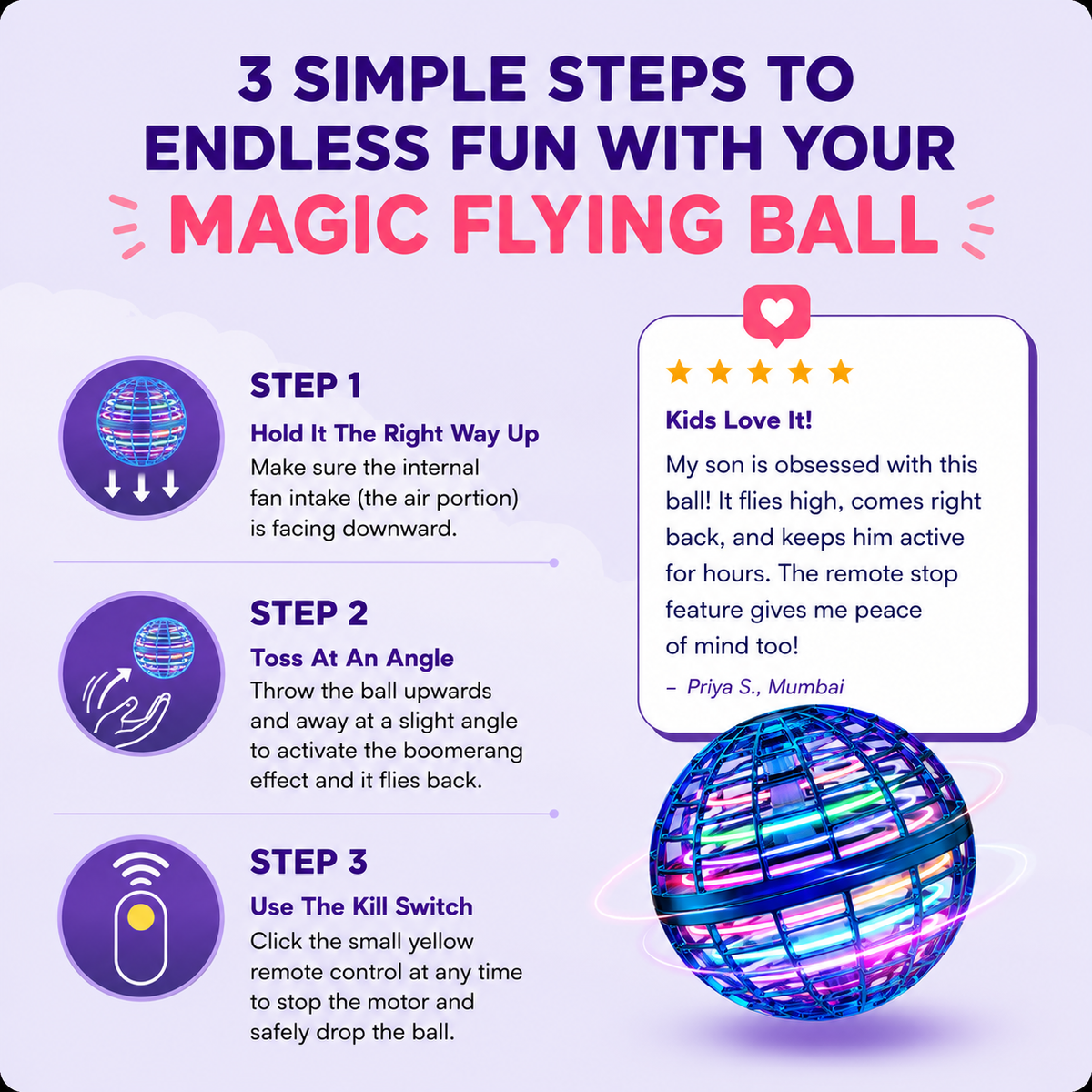 GlowOrb | The Flying Light Ball Kids Can't Put Down