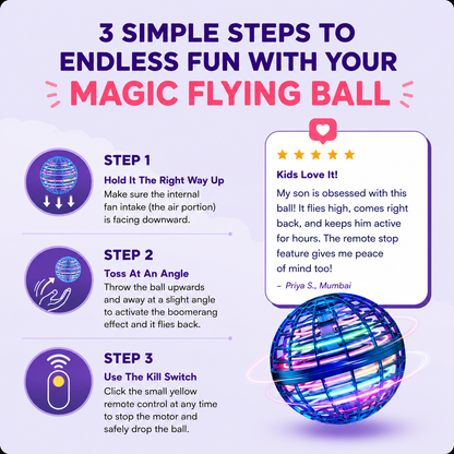 GlowOrb | The Flying Light Ball Kids Can't Put Down